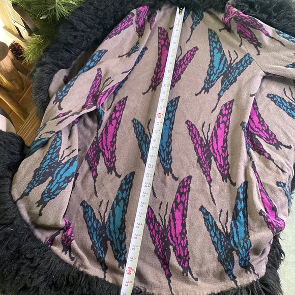 Betsey Johnson Black and Purple Cardigan - Picture 13 of 16